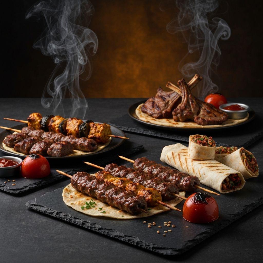 Syrian grilled food
